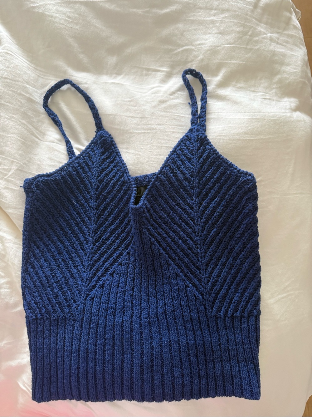 J. Crew Navy Blue Knit Tank Top